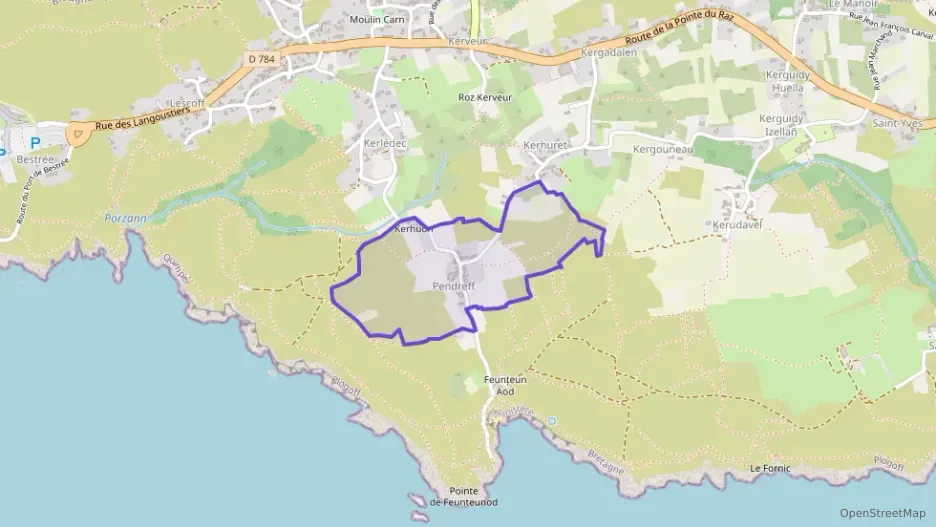 Maison 96 m² cinq pièces à vendre à Plogoff