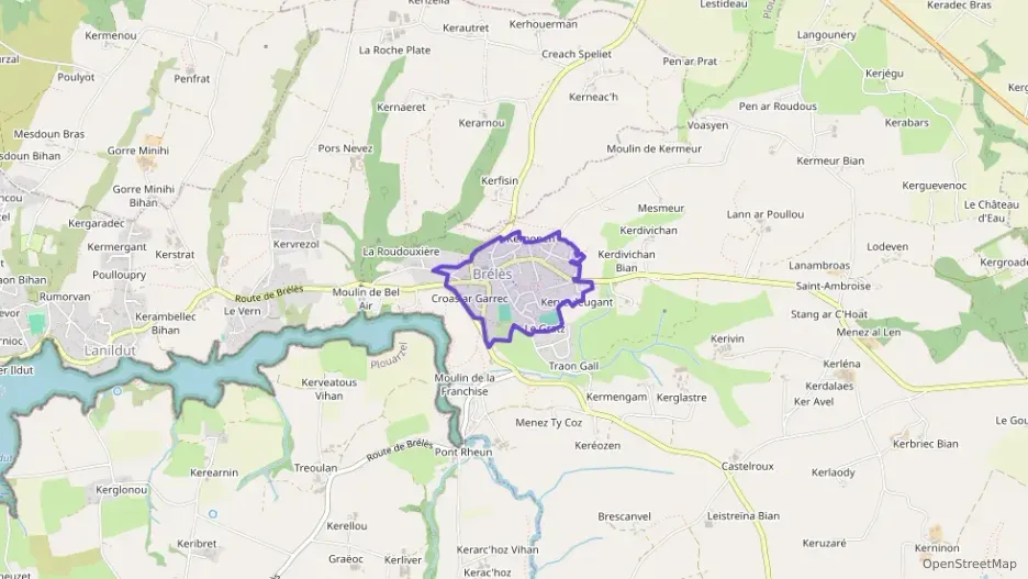 Maison 70 m² trois pièces à vendre à Brélès