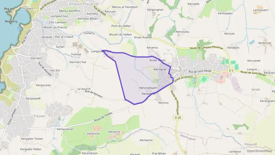 Maison 83 m² cinq pièces à vendre à Plouarzel Maison 83 m² cinq pièces à vendre à Plouarzel