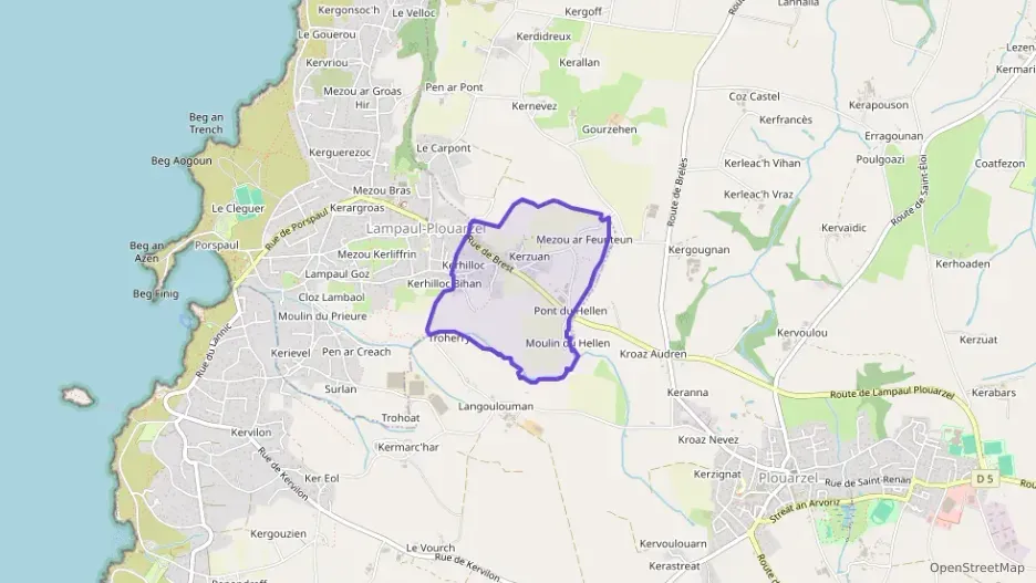 Maison 71 m² quatre pièces à vendre à Lampaul-Plouarzel Maison 71 m² quatre pièces à vendre à Lampaul-Plouarzel