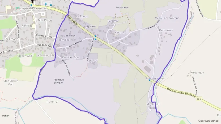 Maison 109 m² cinq pièces à vendre à Lampaul-Plouarzel