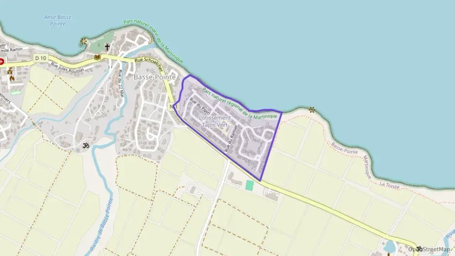 Maison 65 m² quatre pièces à vendre à Basse-Pointe Maison 65 m² quatre pièces à vendre à Basse-Pointe