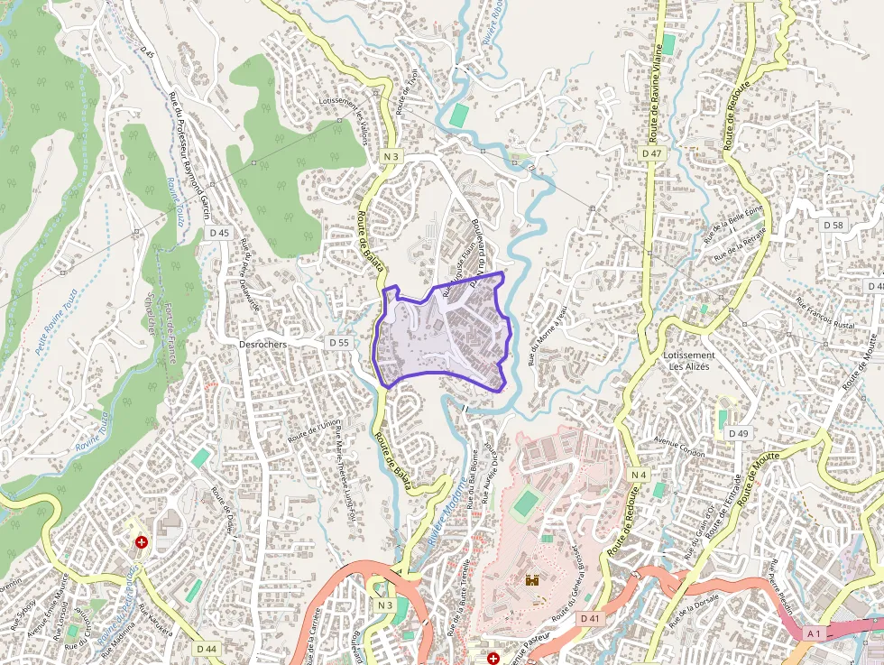 Maison 70 m² quatre pièces à vendre à Fort-de-France