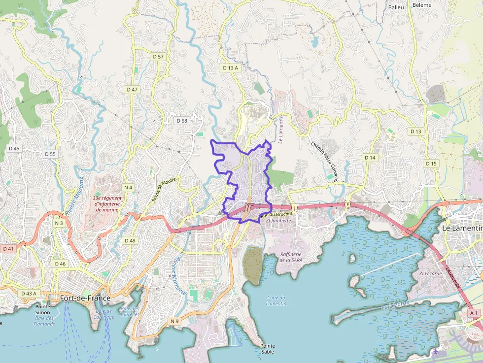 Maison 125 m² trois pièces à vendre à Fort-de-France