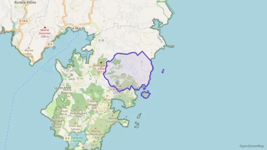 Maison 67 m² trois pièces à vendre à Sainte-Anne Maison 67 m² trois pièces à vendre à Sainte-Anne