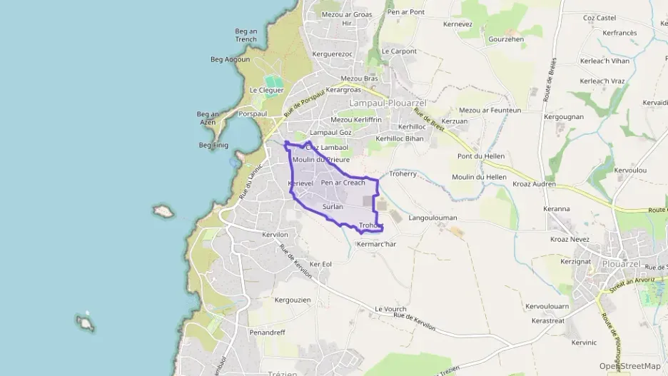 Maison 82 m² trois pièces à vendre à Lampaul-Plouarzel