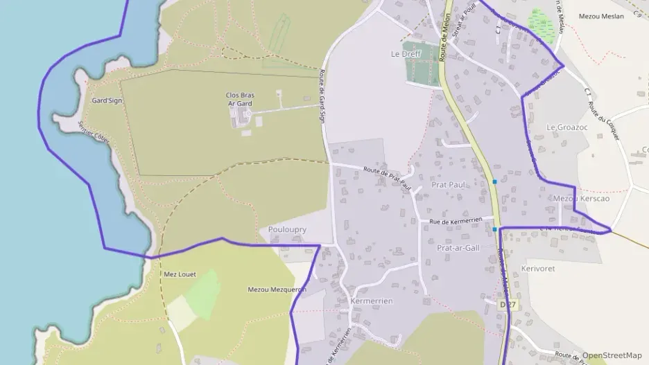 Maison 101 m² cinq pièces à vendre à Porspoder Maison 101 m² cinq pièces à vendre à Porspoder