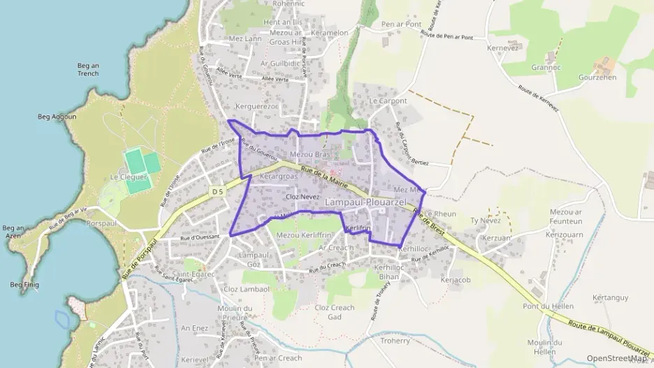 Maison 155 m² cinq pièces à vendre à Lampaul-Plouarzel