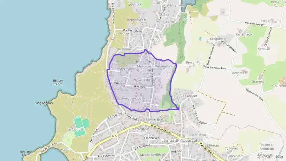 Maison 126 m² cinq pièces à vendre à Lampaul-Plouarzel Maison 126 m² cinq pièces à vendre à Lampaul-Plouarzel