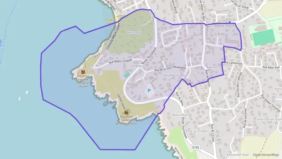 Maison 80 m² trois pièces à vendre à Le Conquet