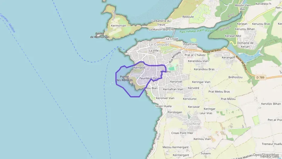 Maison 80 m² trois pièces à vendre à Le Conquet