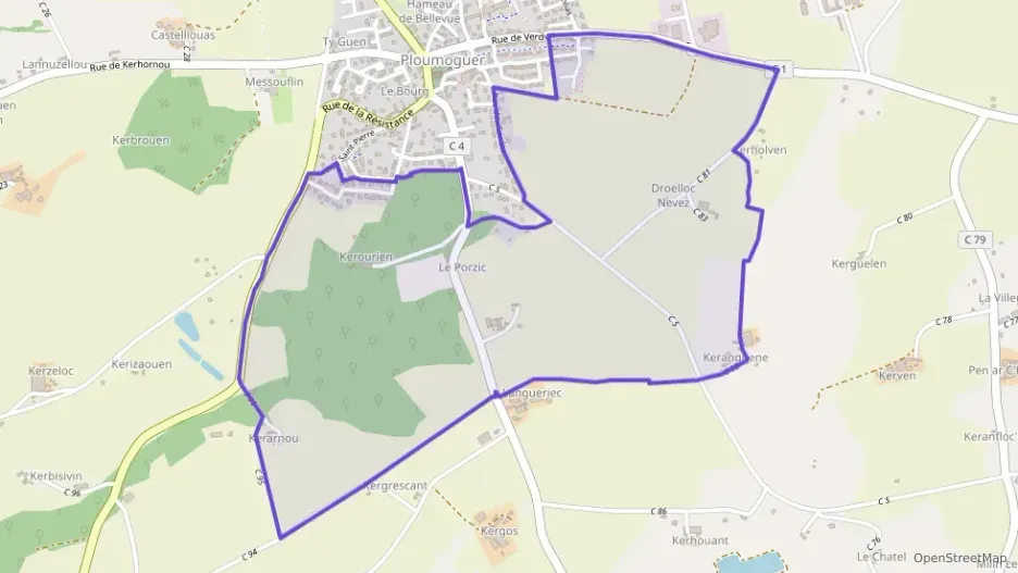 Maison 147 m² six pièces à vendre à Ploumoguer