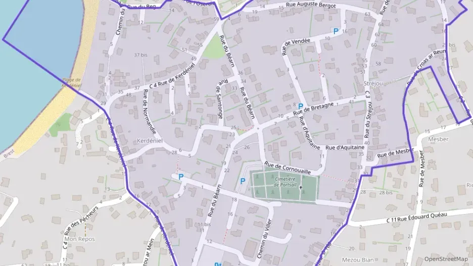 Maison 110 m² cinq pièces à vendre à Ploudalmézeau Maison 110 m² cinq pièces à vendre à Ploudalmézeau