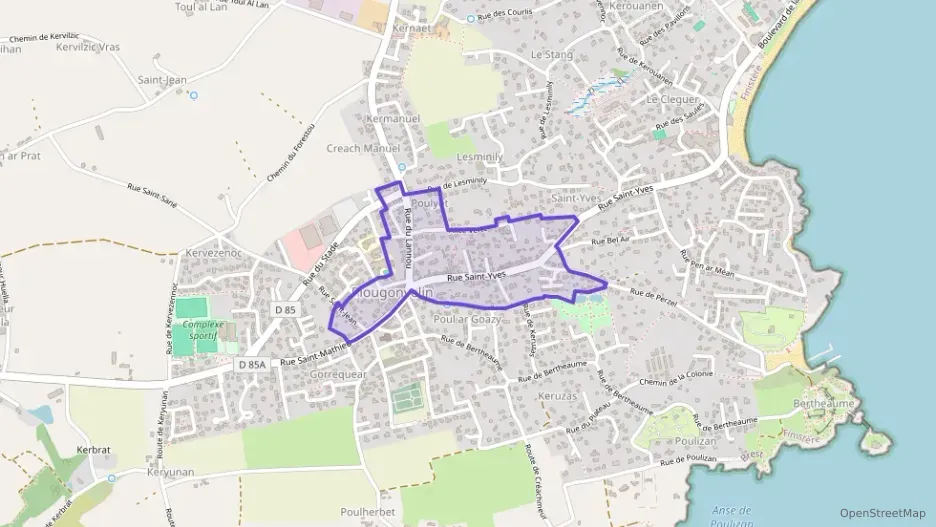 Maison 92 m² quatre pièces à vendre à Plougonvelin