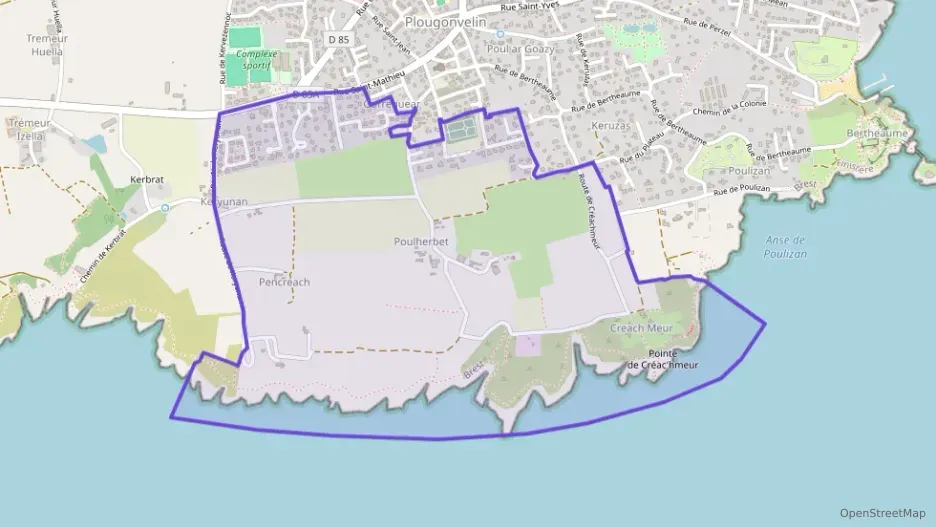 Maison 110 m² six pièces à vendre à Plougonvelin Maison 110 m² six pièces à vendre à Plougonvelin