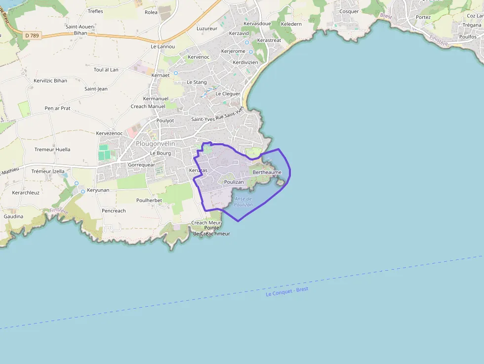 Maison 68 m² quatre pièces à vendre à Plougonvelin