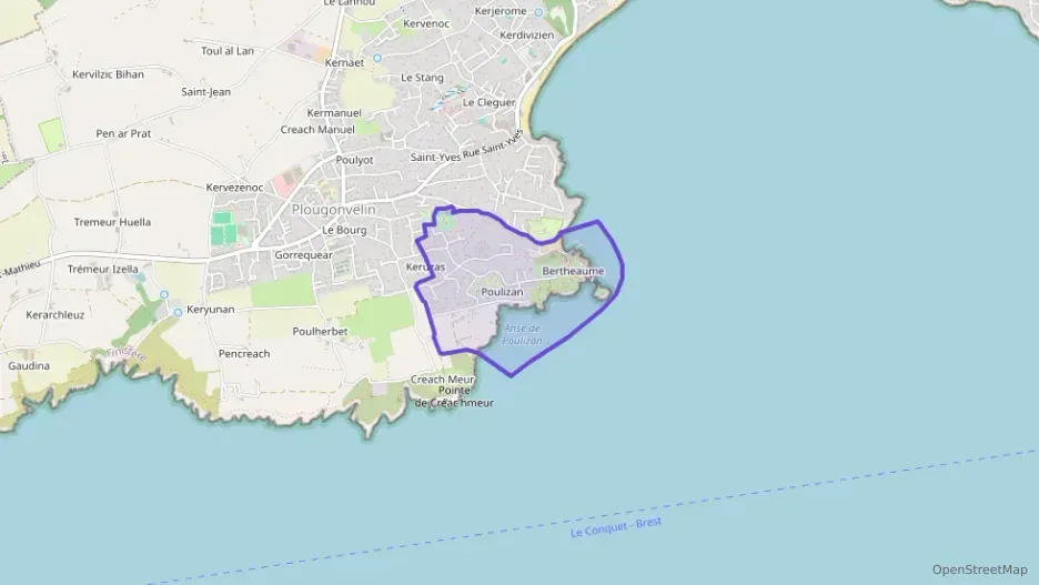 Maison 68 m² quatre pièces à vendre à Plougonvelin Maison 68 m² quatre pièces à vendre à Plougonvelin