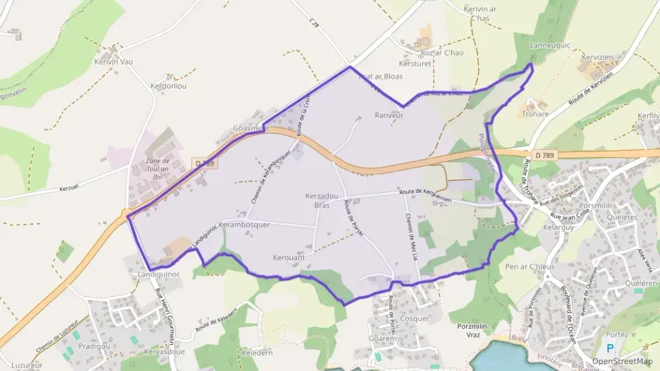 Maison 120 m² cinq pièces à vendre à Plougonvelin Maison 120 m² cinq pièces à vendre à Plougonvelin