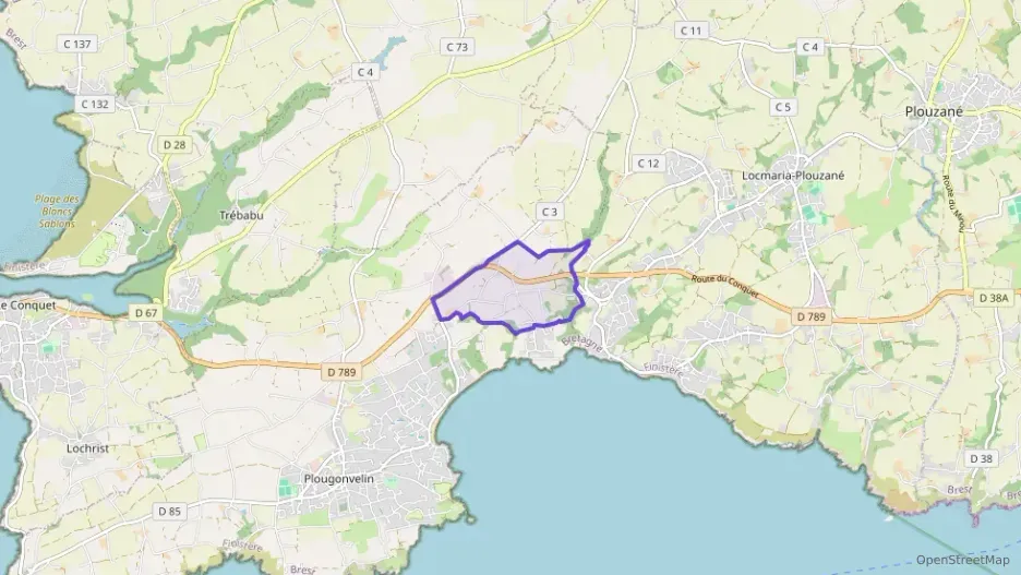 Maison 120 m² cinq pièces à vendre à Plougonvelin Maison 120 m² cinq pièces à vendre à Plougonvelin