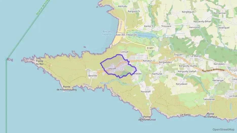 Maison 60 m² cinq pièces à vendre à Plogoff