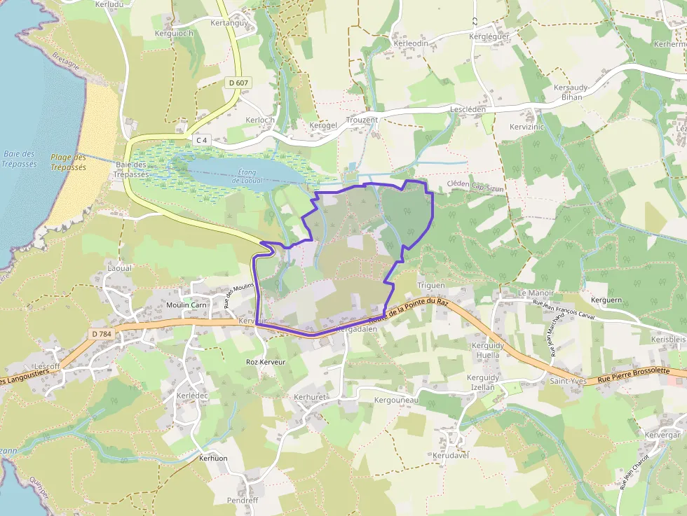 Maison 75 m² quatre pièces à vendre à Plogoff