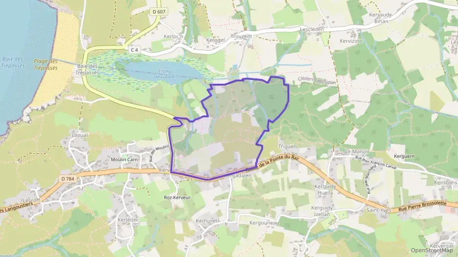 Maison 75 m² quatre pièces à vendre à Plogoff