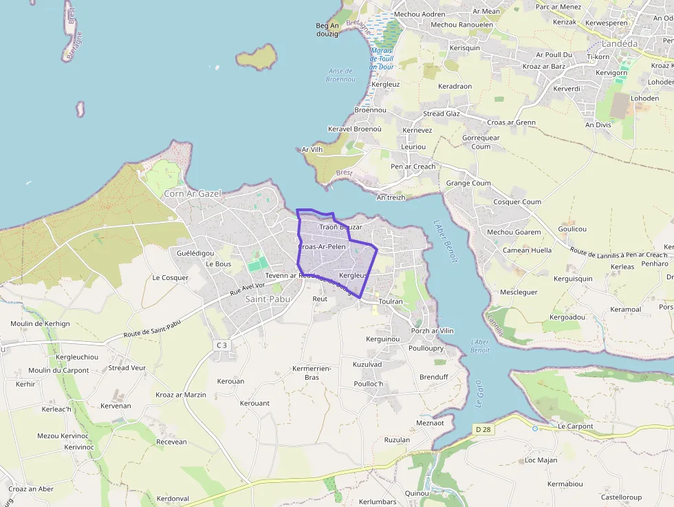 Maison 72 m² quatre pièces à vendre à Saint-Pabu