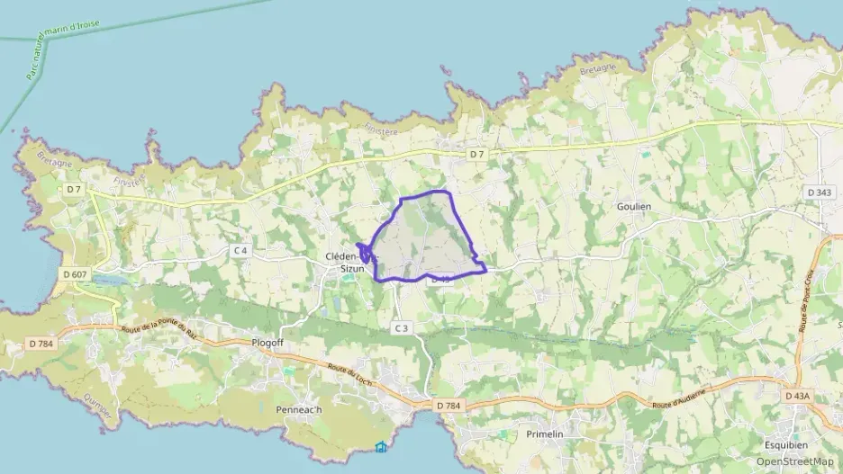 Maison 93 m² quatre pièces à vendre à Cléden-Cap-Sizun Maison 93 m² quatre pièces à vendre à Cléden-Cap-Sizun