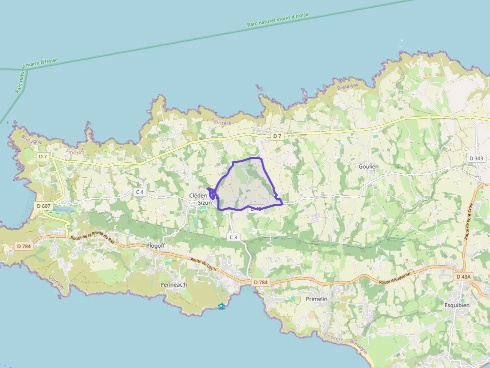 Maison 90 m² trois pièces à vendre à Cléden-Cap-Sizun