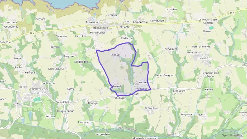 Maison 75 m² cinq pièces à vendre à Cléden-Cap-Sizun