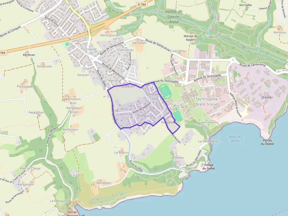 Maison 81 m² quatre pièces à vendre à Plouzané