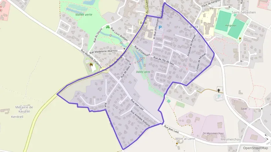 Maison 87 m² six pièces à vendre à Lannilis