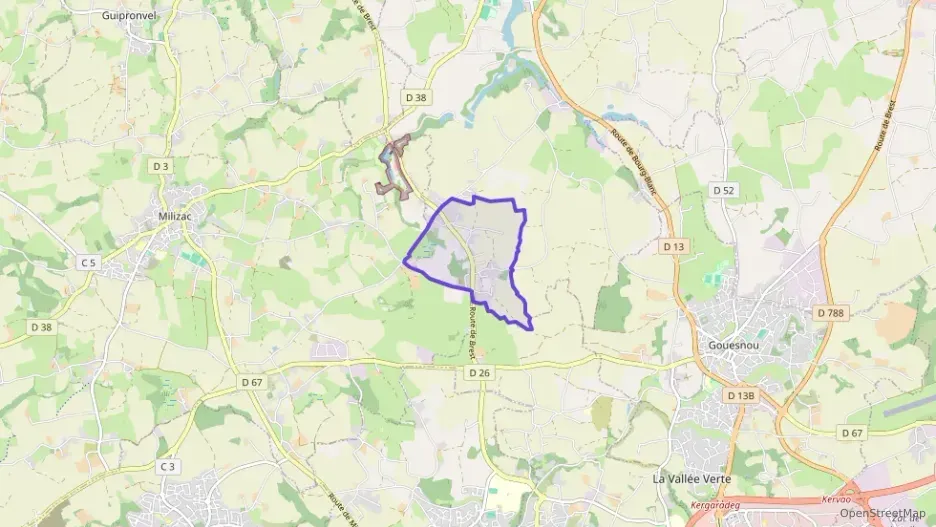 Maison 105 m² quatre pièces à vendre à Milizac-Guipronvel Maison 105 m² quatre pièces à vendre à Milizac-Guipronvel