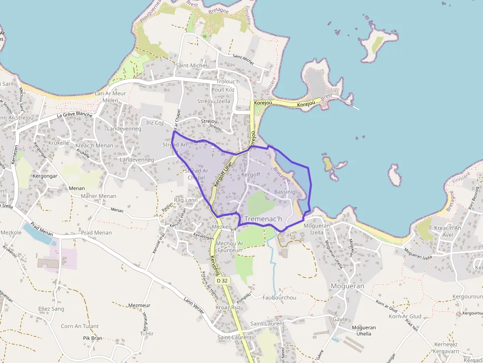 Maison 44 m² trois pièces à vendre à Plouguerneau