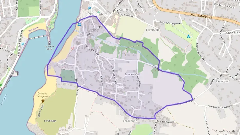 Maison 60 m² quatre pièces à vendre à Plouhinec Maison 60 m² quatre pièces à vendre à Plouhinec