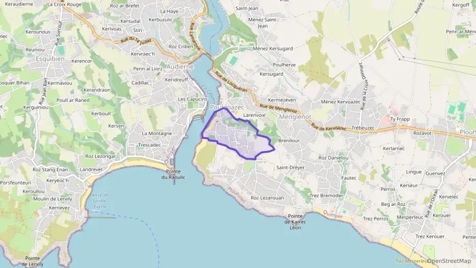 Maison 60 m² quatre pièces à vendre à Plouhinec Maison 60 m² quatre pièces à vendre à Plouhinec