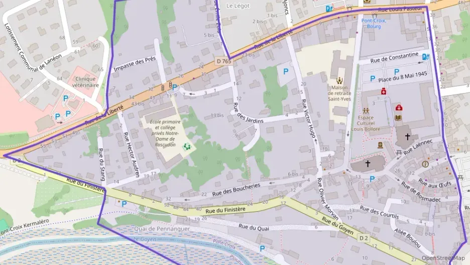 Maison 90 m² quatre pièces à vendre à Pont-Croix