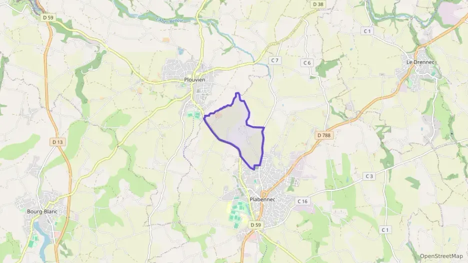 Maison 76 m² quatre pièces à vendre à Plabennec