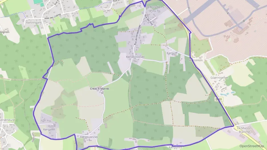 Maison 137 m² quatre pièces à vendre à Lanvéoc Maison 137 m² quatre pièces à vendre à Lanvéoc