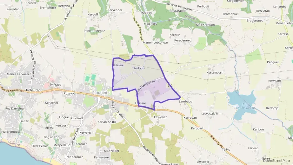 Maison 88 m² quatre pièces à vendre à Plouhinec