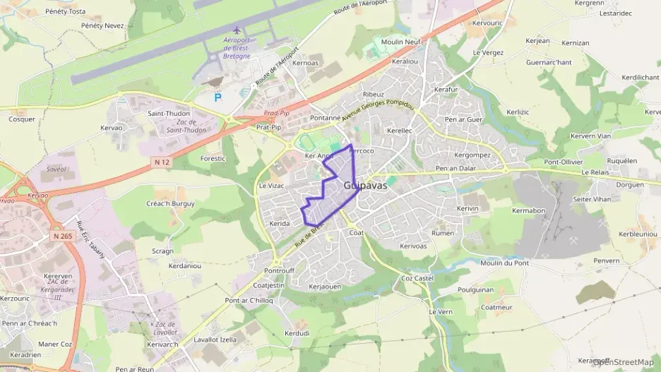 Maison 68 m² quatre pièces à vendre à Guipavas Maison 68 m² quatre pièces à vendre à Guipavas