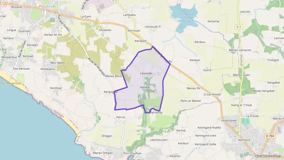 Maison 109 m² quatre pièces à vendre à Plouhinec Maison 109 m² quatre pièces à vendre à Plouhinec