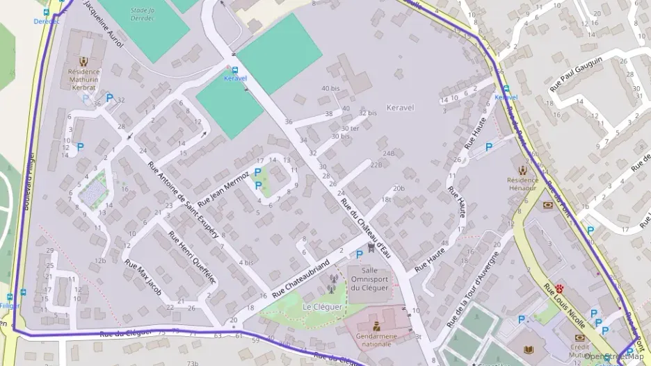 Maison 70 m² quatre pièces à vendre à Plougastel-Daoulas