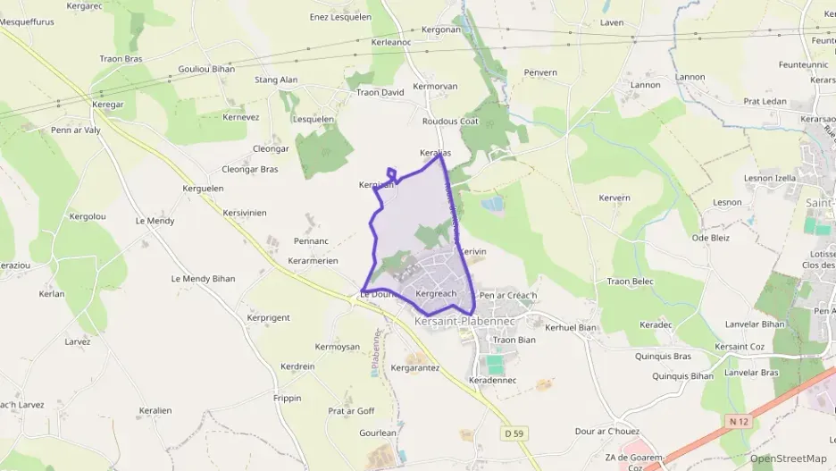 Maison 116 m² six pièces à vendre à Kersaint-Plabennec