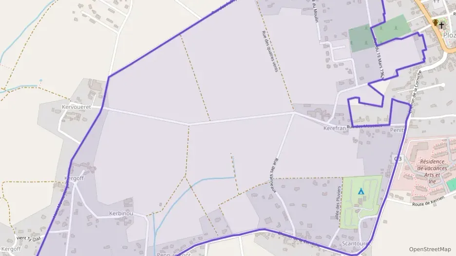 Maison 70 m² trois pièces à vendre à Plozévet Maison 70 m² trois pièces à vendre à Plozévet