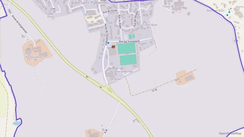 Maison 131 m² six pièces à vendre à Kersaint-Plabennec