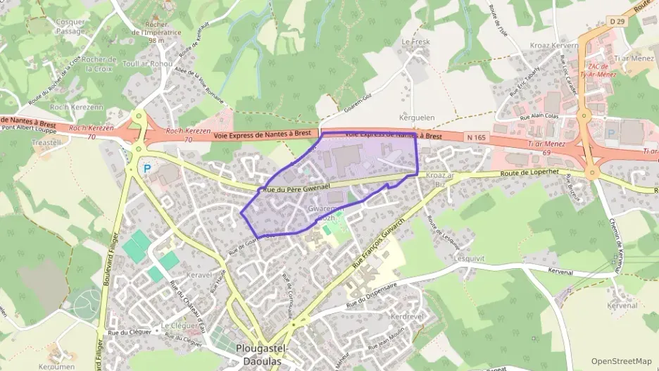 Maison 90 m² cinq pièces à vendre à Plougastel-Daoulas Maison 90 m² cinq pièces à vendre à Plougastel-Daoulas