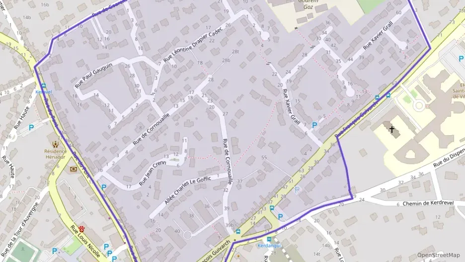 Maison 95 m² quatre pièces à vendre à Plougastel-Daoulas