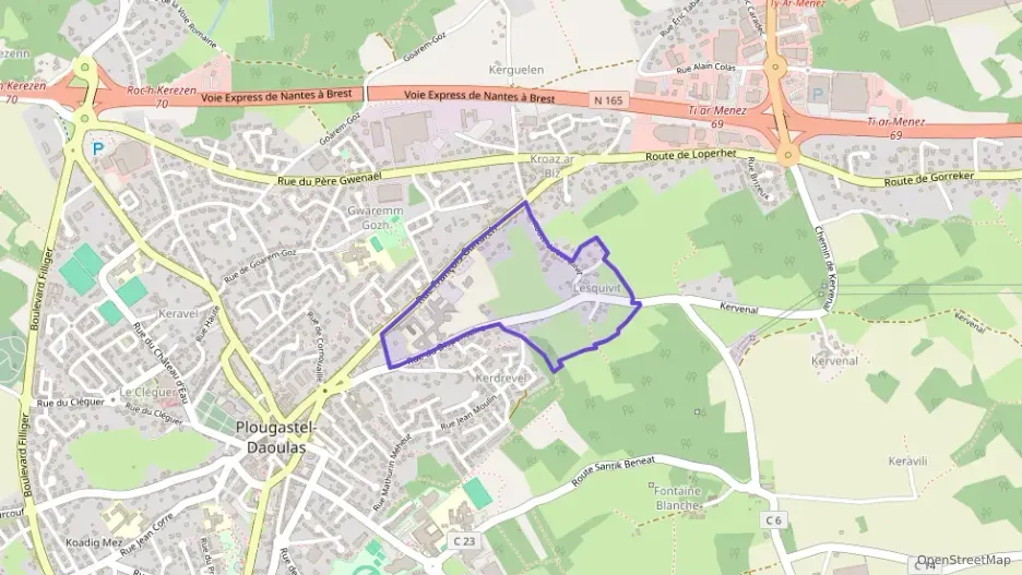 Maison 80 m² trois pièces à vendre à Plougastel-Daoulas