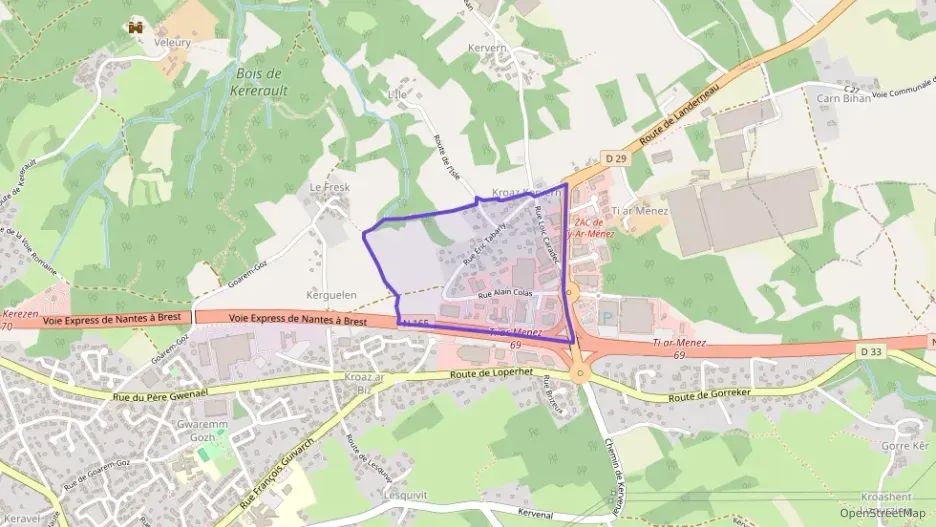 Maison 117 m² sept pièces à vendre à Plougastel-Daoulas Maison 117 m² sept pièces à vendre à Plougastel-Daoulas